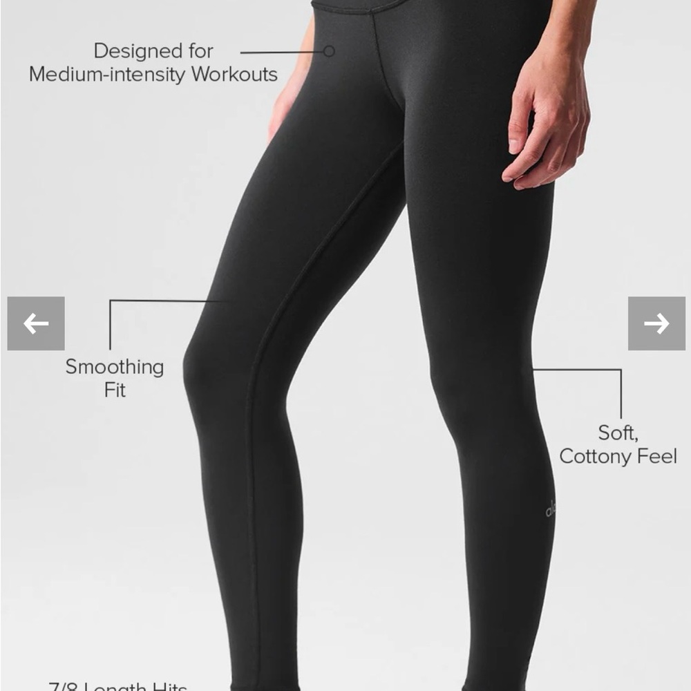 Alo , 7/8 High waisted Airbrushed leggings